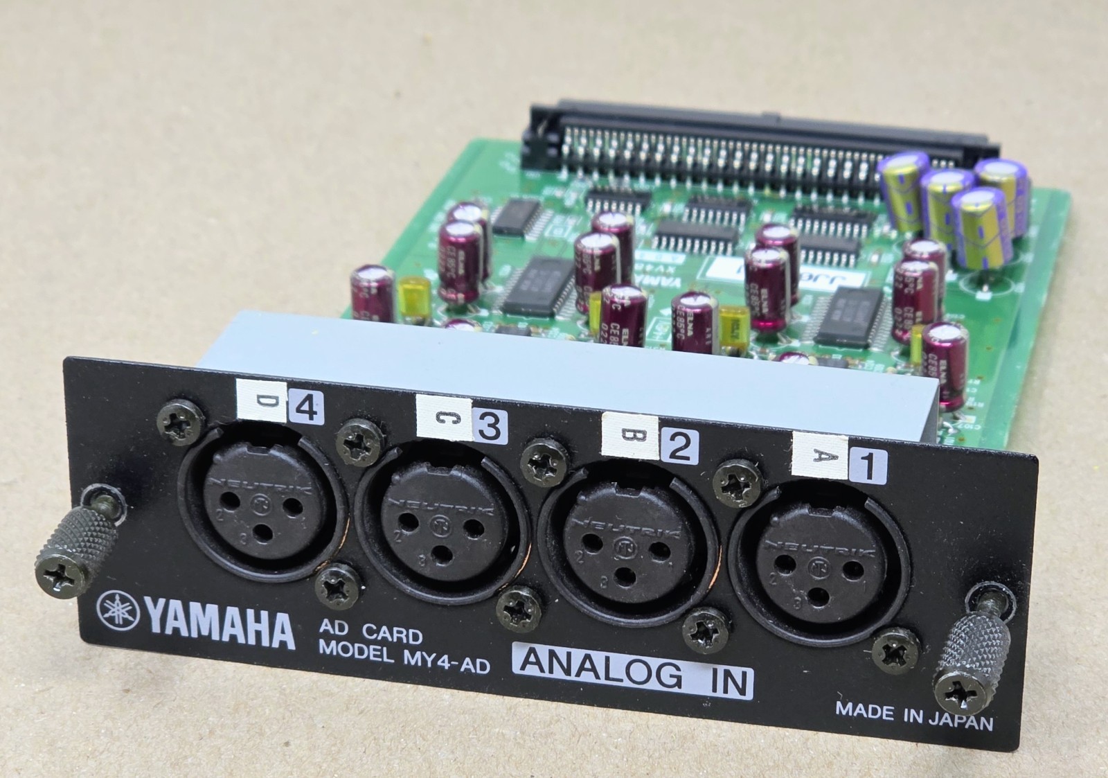 YAMAHA MY4-AD AD Card 4-Channel Analog Input Card