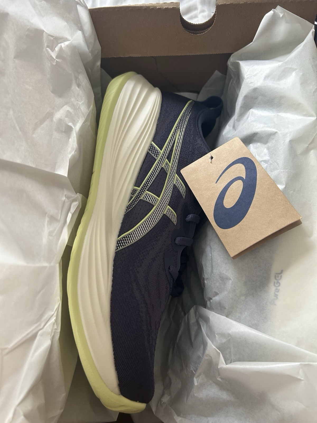 ASICS GEL-CUMULUS 27 Running Shoes Indigo Fog US 9.5 1011B960-500