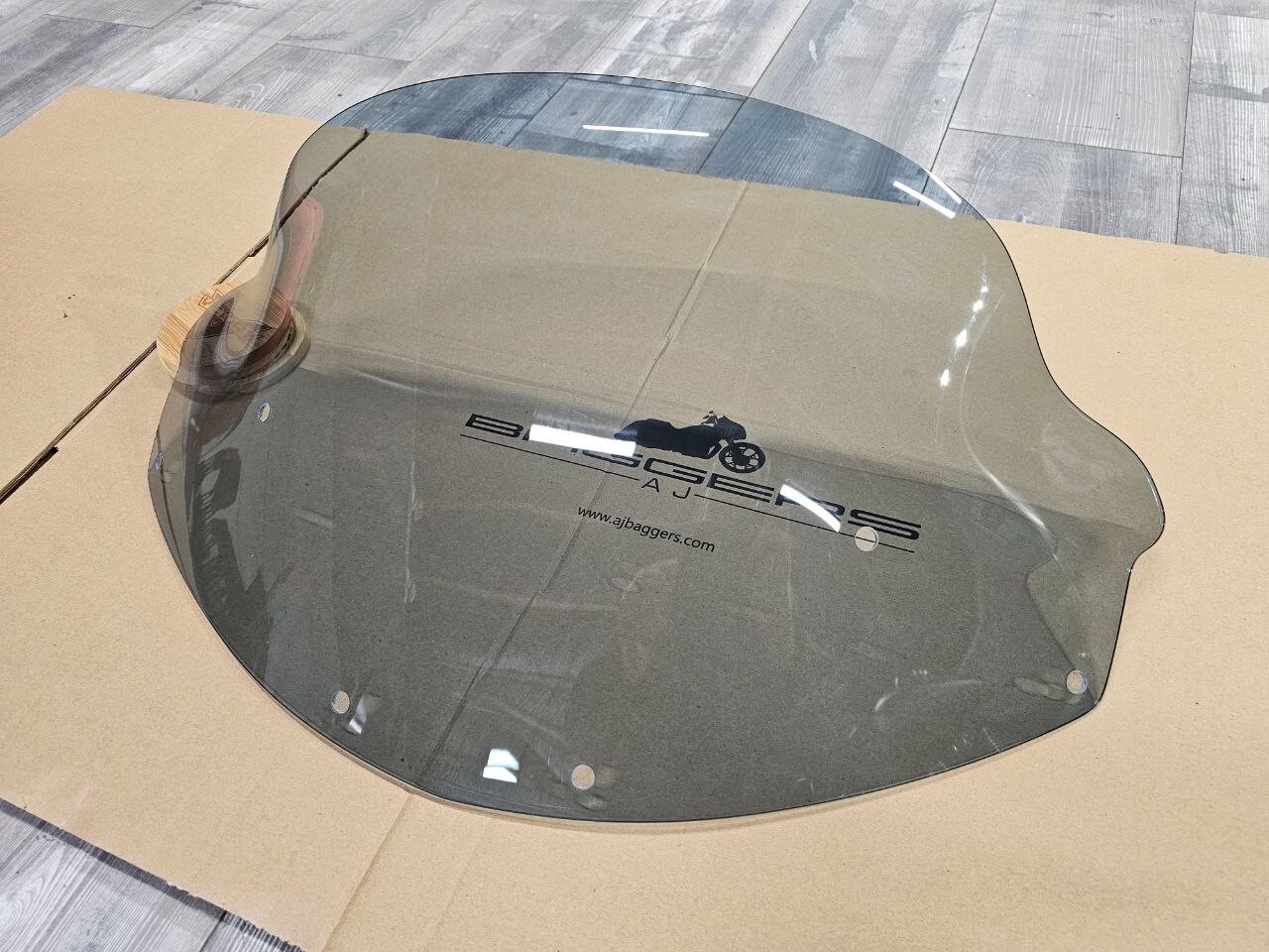 Victory Vision  NEW Aero  Light tinted Windshield 14" by AJ Baggers