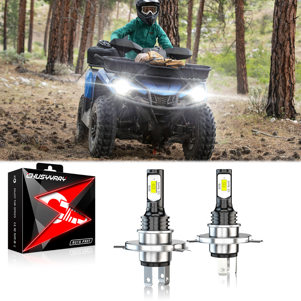 2x Super LED light bulb for Honda Motorcycle 2002-2007 VTX1800C headlight 6000K