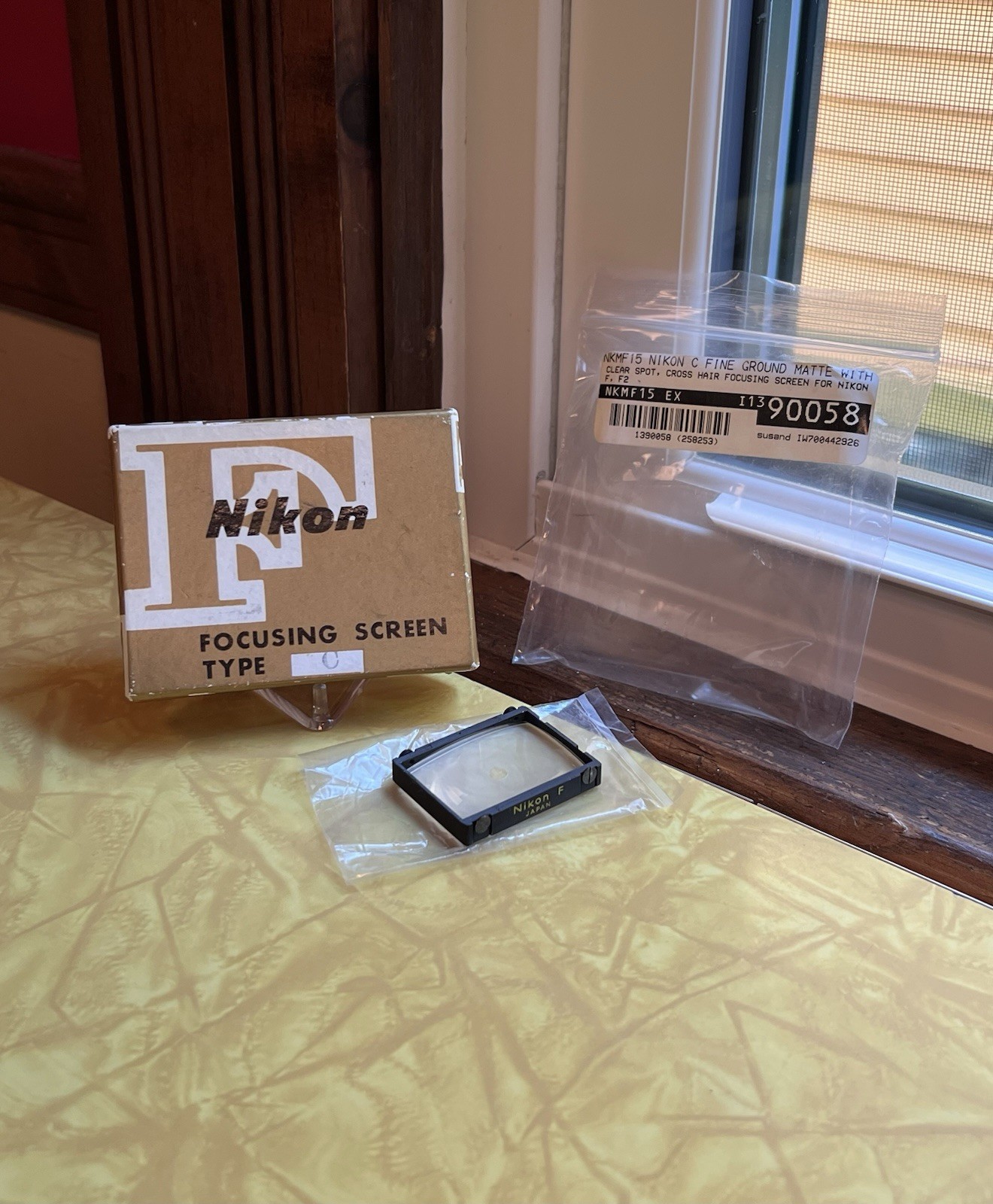 Nikon F Focusing Screen Type C in Original Nikon Box *for Film Camera
