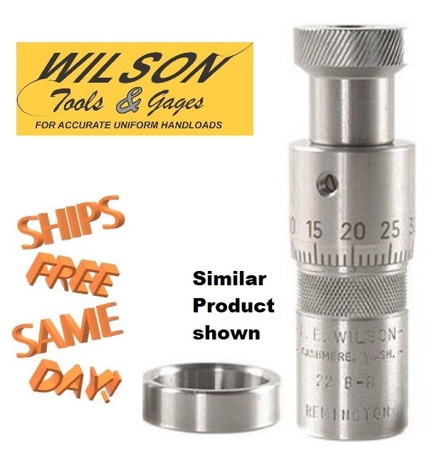 LE Wilson Stainless Micrometer Top Inline Seater Die for 308 Win # S30-8WN