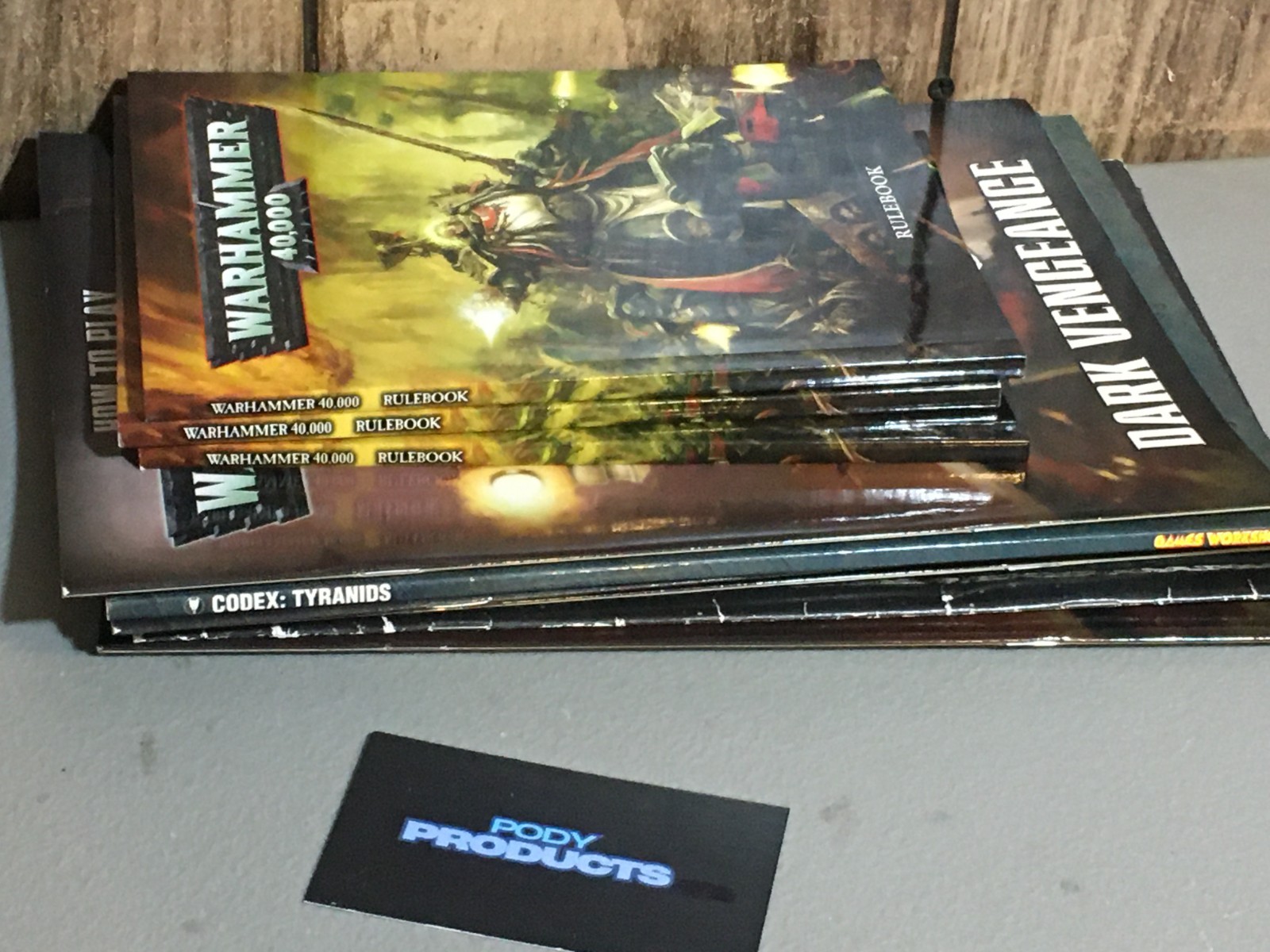 BOOK WARHAMMER 40K MIXED LOT RULEBOOK DARK VENGEANCE PRIMARIS TYRANIDS GW USED