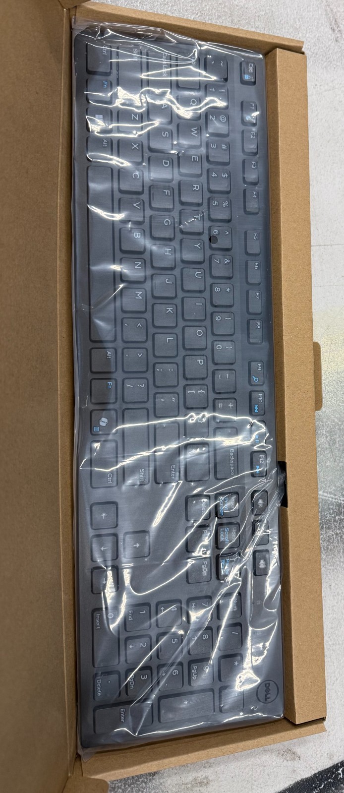 NEW Dell Wired Slim Keyboard KB216 BLACK NVCFK