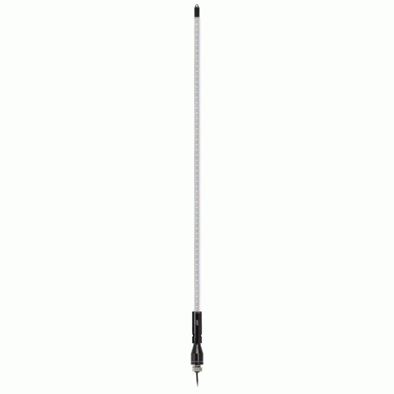 Metra MPS-WWHIP6 Universal Single Color LED Whip Antenna 10F Power Wire 6F White