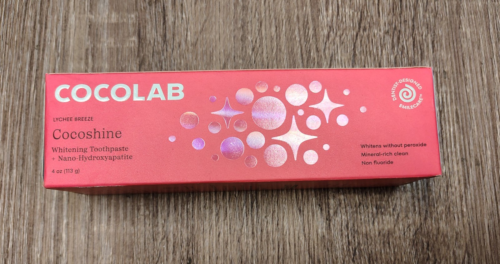 Cocolab Cocoshine Whitening n-HA Hydroxyapatite Toothpaste - Lychee Breeze 4oz