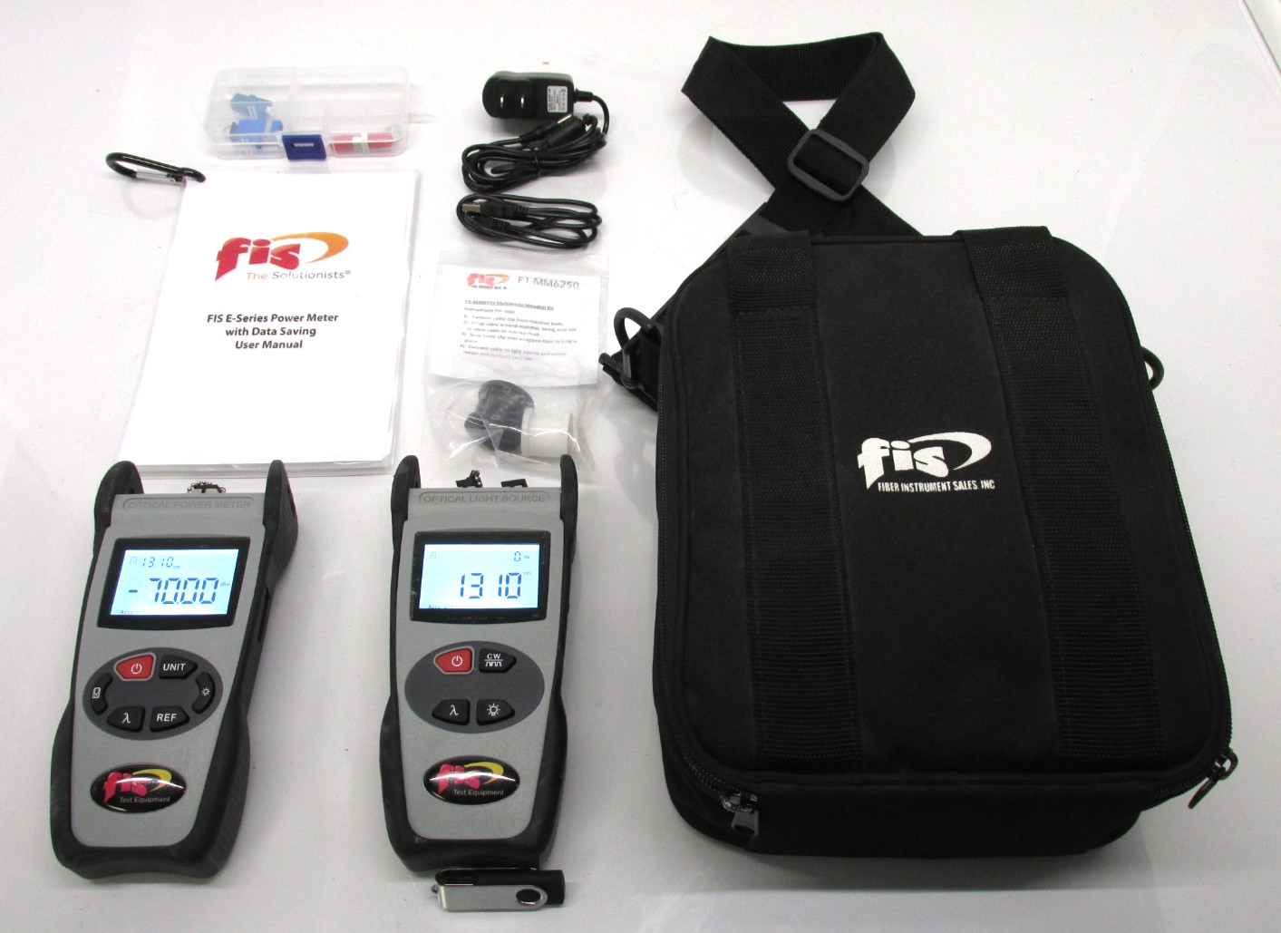 Fiber Instrument Sales F18513PMDATA Quad Optical Power Meter/Light Src RDEQ ALX