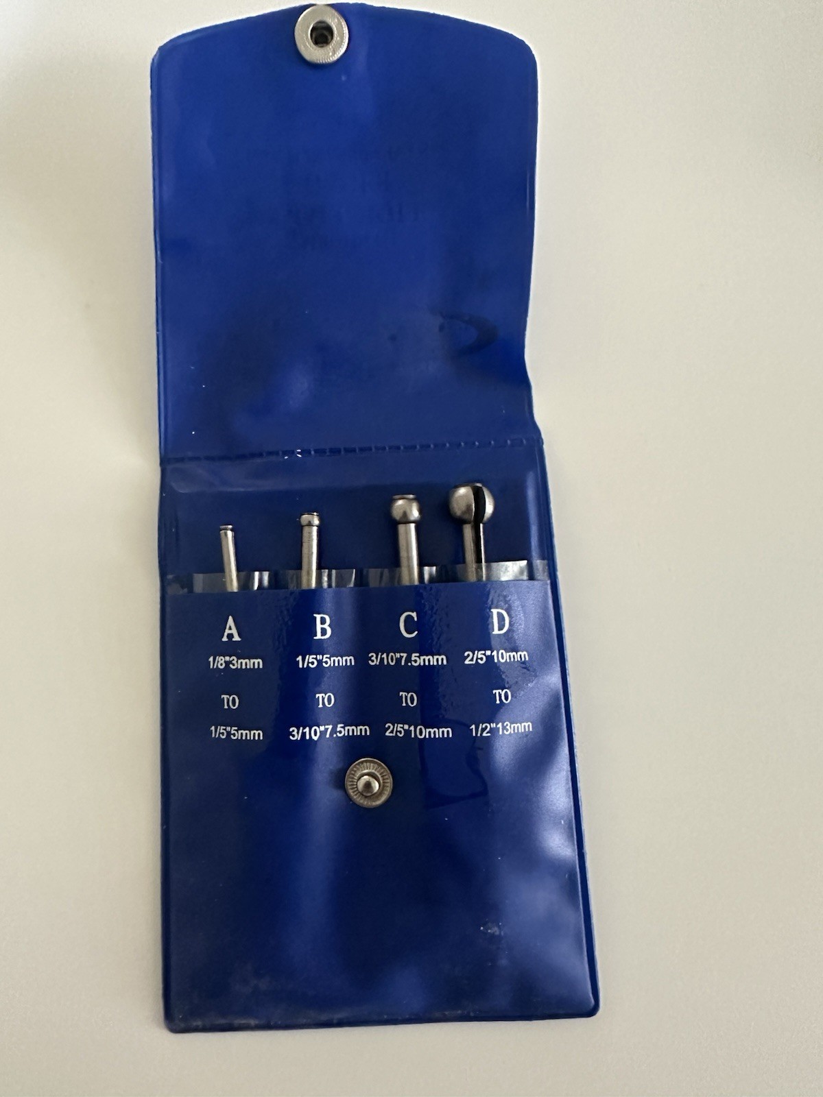 Snap On MROUND4 Small Hole Gauge Set with Case