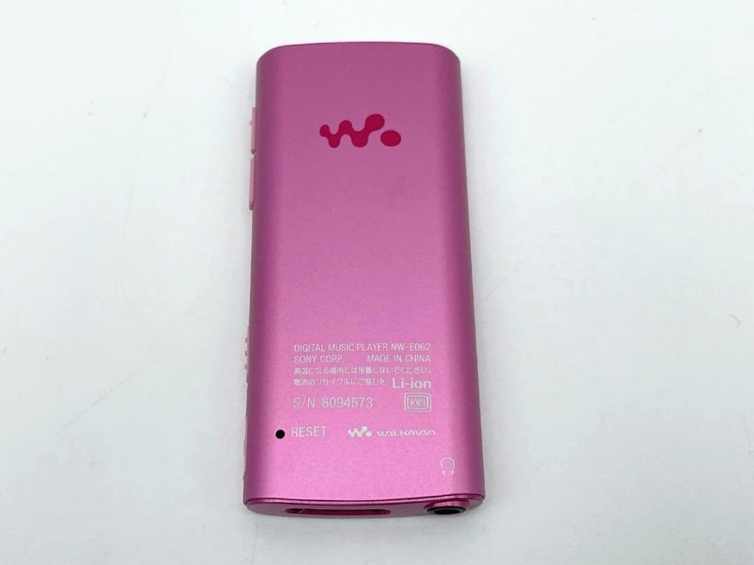 Sony NW-E062K Portable Player Walkman Pink Speaker