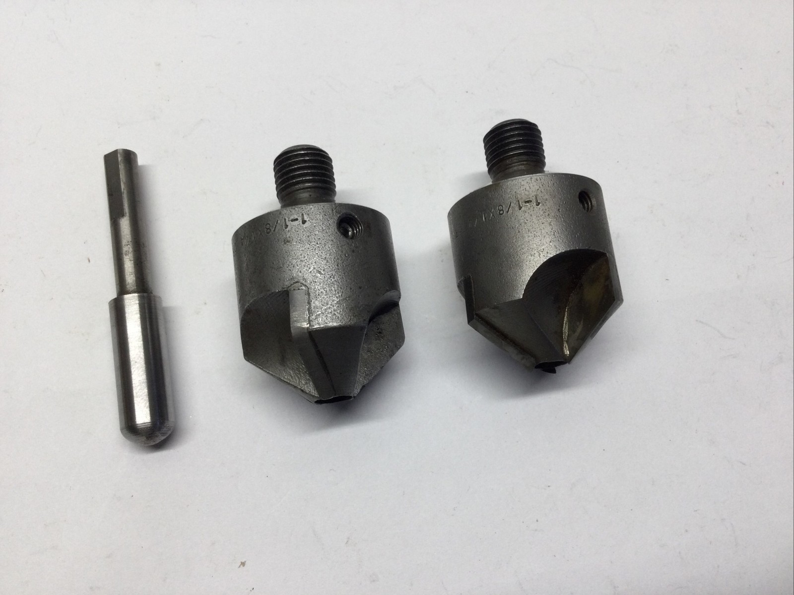 2) 7/16- 20 Threaded Carbide Tipped Jumbo Countersinks ~ Aircraft Tools