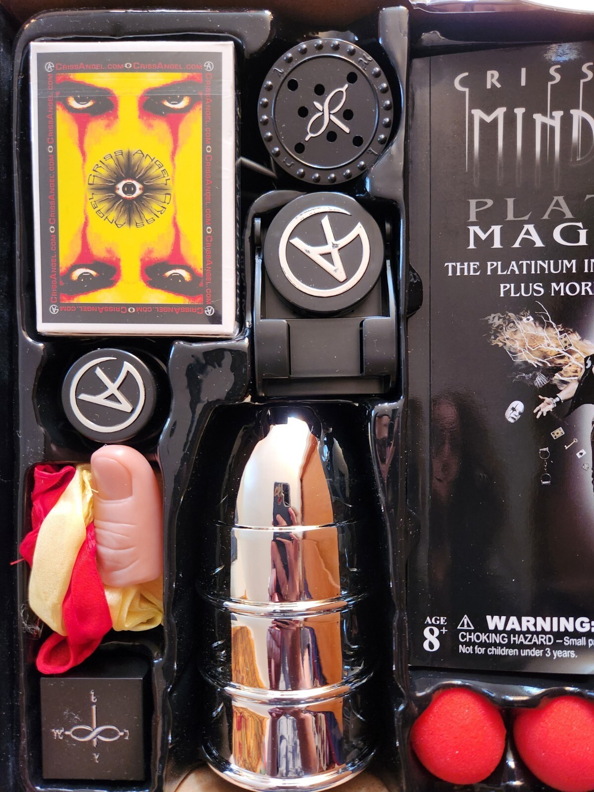 Criss Angel Platinum Magic Kit Over 350 Mindfreak Tricks New Open Box Magician
