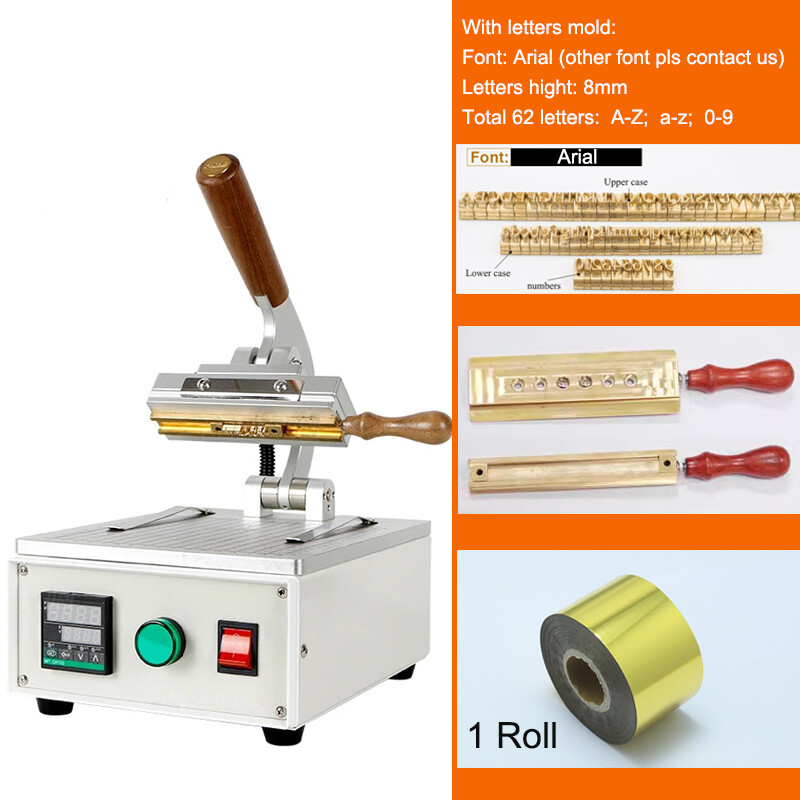 Multifunction Hot Stamping Press Machine Manual Leather Bronzing Embosser