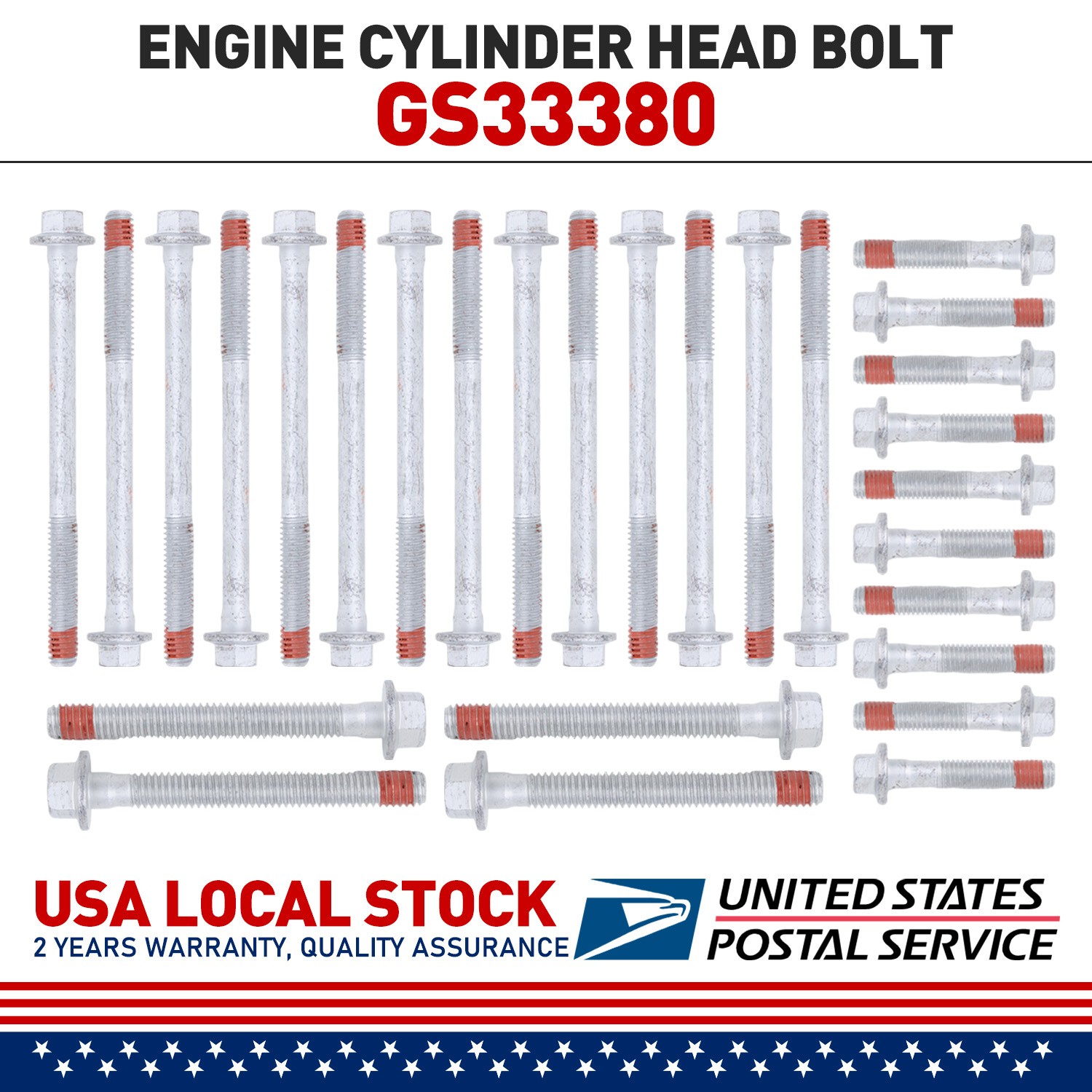 Replace For Head Bolt Set Fits 1997-2003 & Some 2004 4.8L 5.3L 5.7L&6.0L LS New