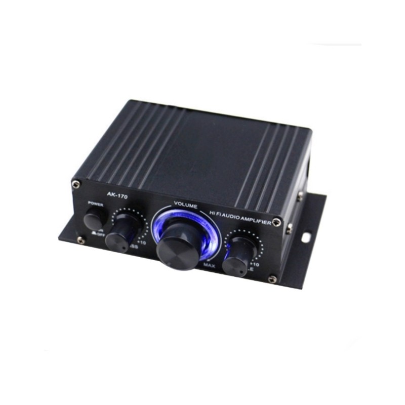 20W+20W Small Power Amplifier Power Amplifier 12V Double Channel Power Amplifier