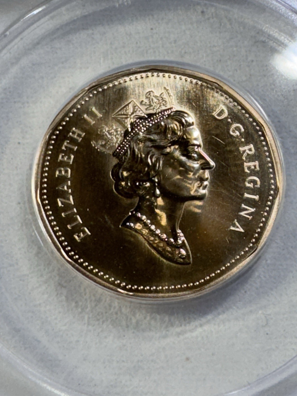 1997 Canada $1 Loonie Graded MS 68 by ANACS Specimen