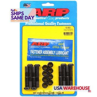 Arp 151-6001, Set of 8 Black Chromoly Fits Ford Rod Bolt Kit - Fits 2000Cc Inlin