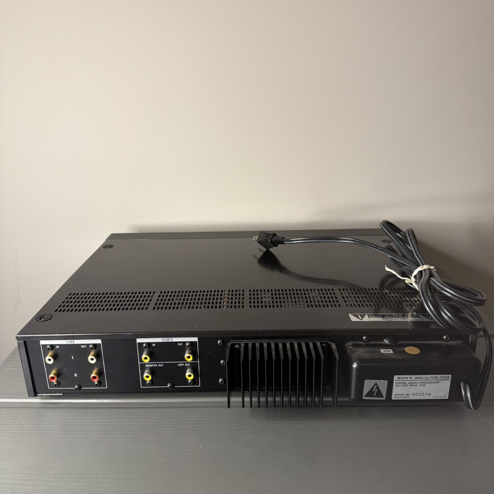 Sony pcm-701 ES Espirit Series Digital Processor