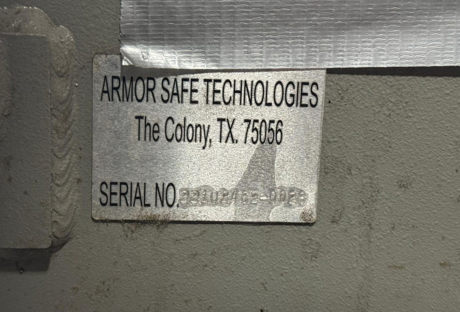 Armor Safe Technologies CacheSYSTEM 2400 RBH Cash Counting Validating Smart Safe