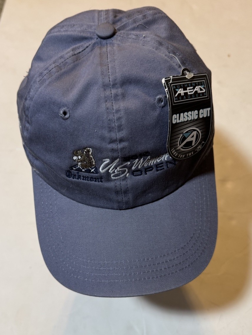 Ahead 2010 US Women’s Belmont Open Strapback Baseball Cap Gray Brand New!!!
