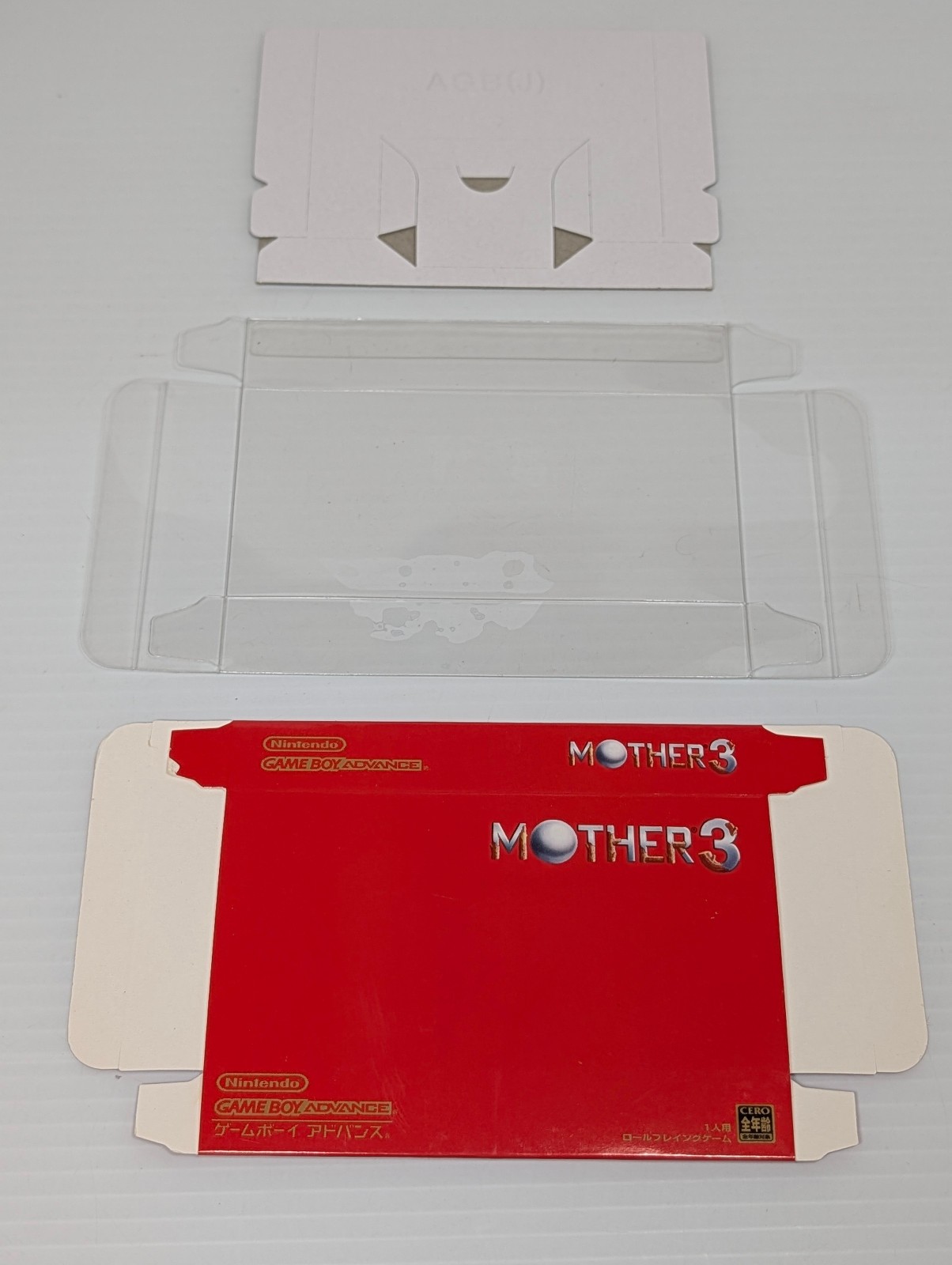 Mother 3 GBA Game Boy Advance Replacement Box w/ Insert & Protector ONLY No Game