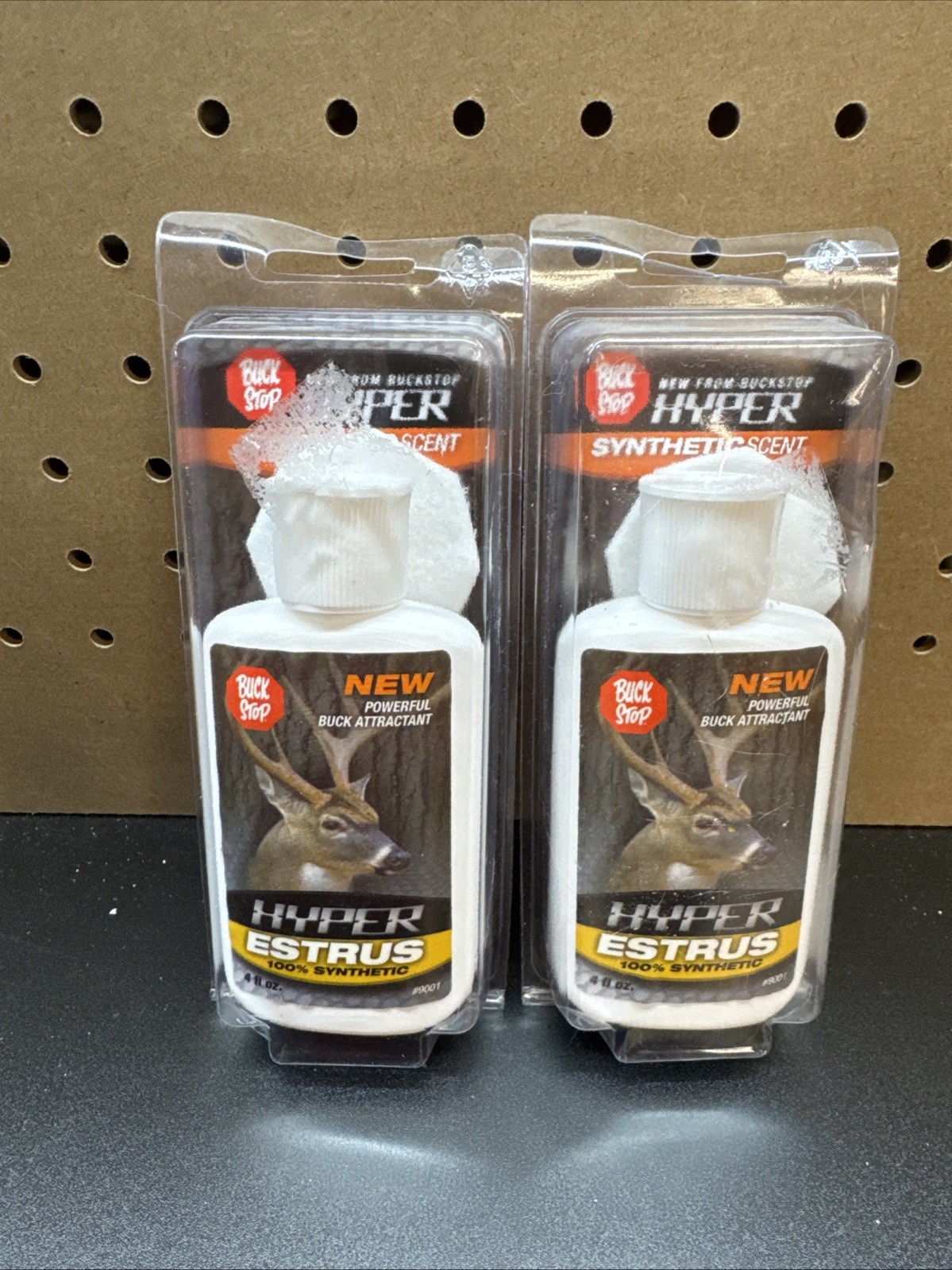 X2 Buck Stop Hyper Synthetic Lure Estrus, Brand new