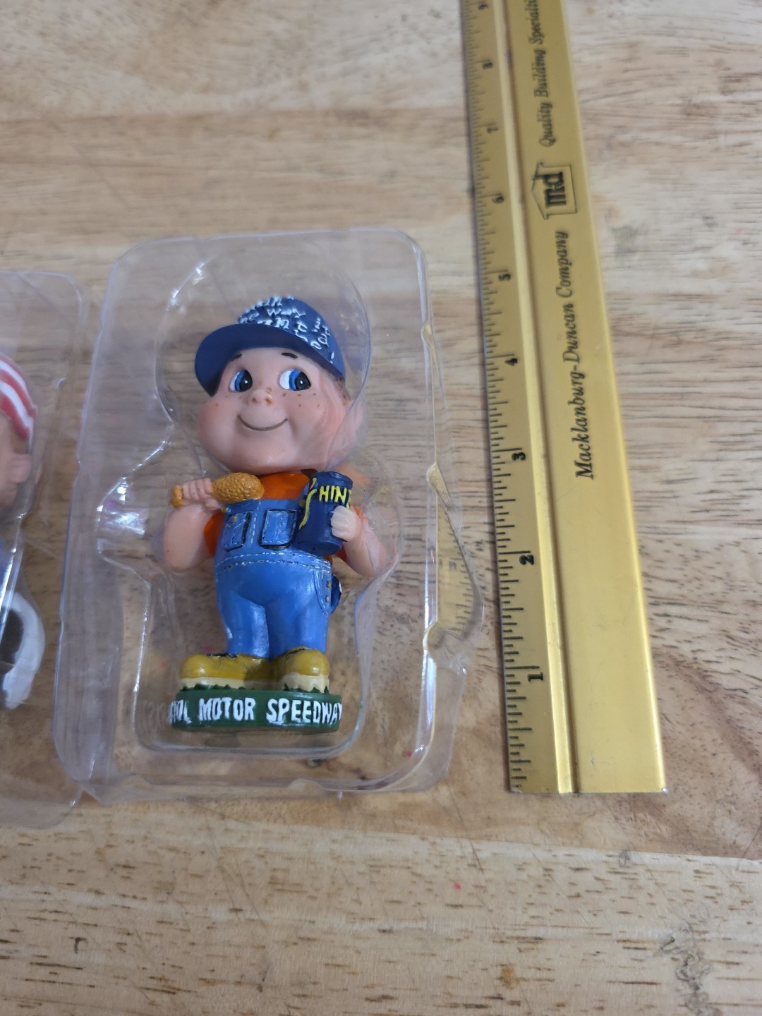 2 Motor Speedway Mini Bobblehead Figures - See Photos.