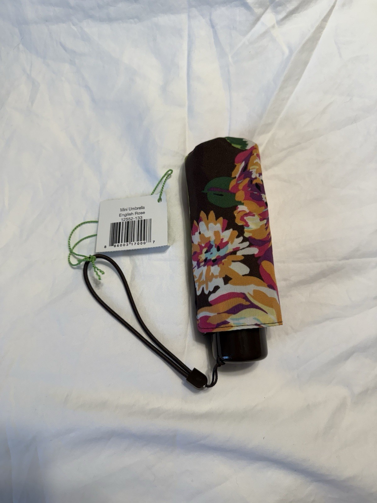 NWT Vera Bradley English Rose Mini Umbrella Retired Pattern