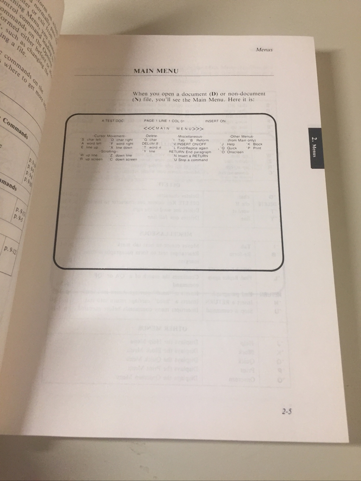 Vintage 1983 KAYPRO WORDSTAR Software Manual (NO DISK)