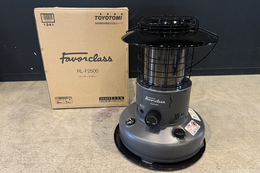 Toyotomi Kerosene Oil Heater RL-F2500 (H) Camp Made In Japan Brand Dark Gray F/J