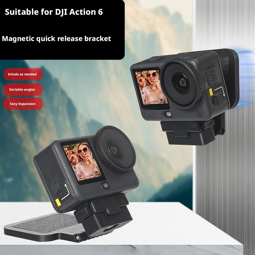Magnetic Neck Strap Hold Mount Bracket Adapter for dji Action 6 H1O1 F4M9 E Q8C7