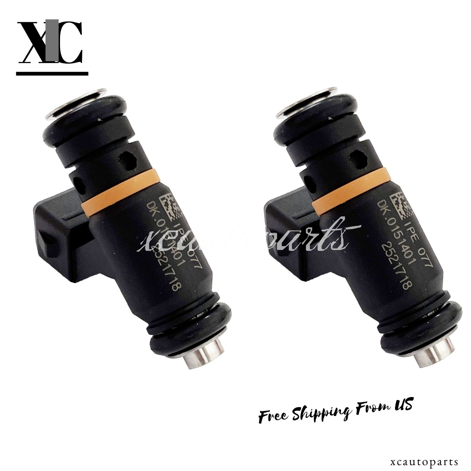 2Pcs Fuel Injectors 2521718 For Polaris 570G 3.8BAR RZR XP Turbo 2017-2020