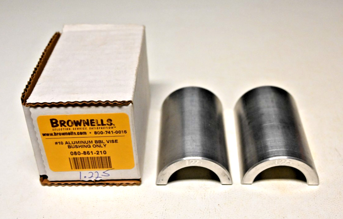 Brownells #10 Aluminum BBL Vise Bushing Only in Original Box