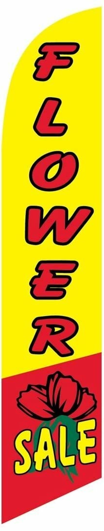 Flower Sale (5165) Feather Banner Swooper Flag -No Wind Required- Replacement...