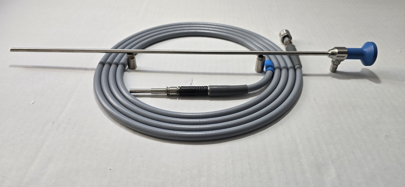 Stryker 502-205-030 Bariatric Laparoscope 5mmx30 Deg & Fiber Optic Cable