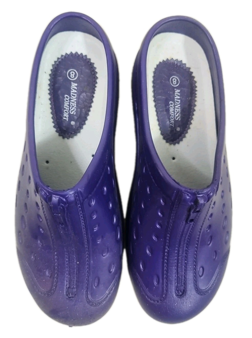 Madness Comfort Woman Waterproof Rubber Slip On Plum Slim Fit 8