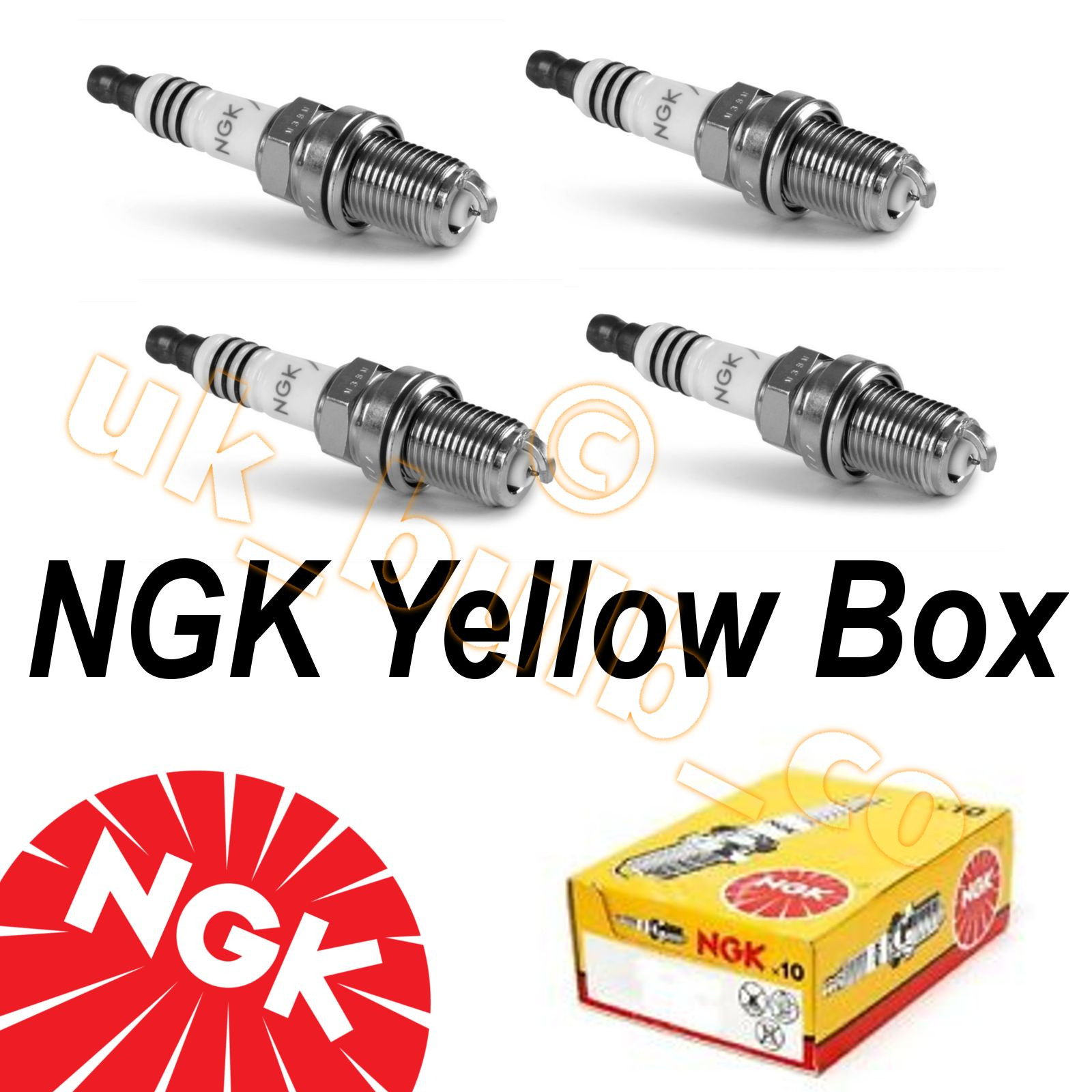4 x NGK Spark Plugs CR8EH-9 Honda Pan European ST1100 CB900 Hornet (5666x4)