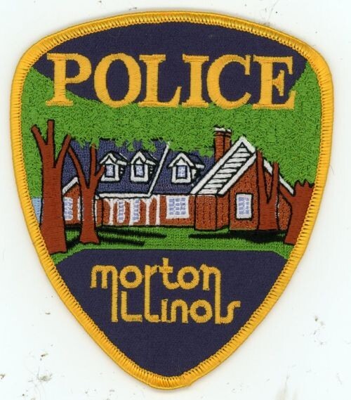ILLINOIS IL MORTON POLICE NICE SHOULDER PATCH SHERIFF