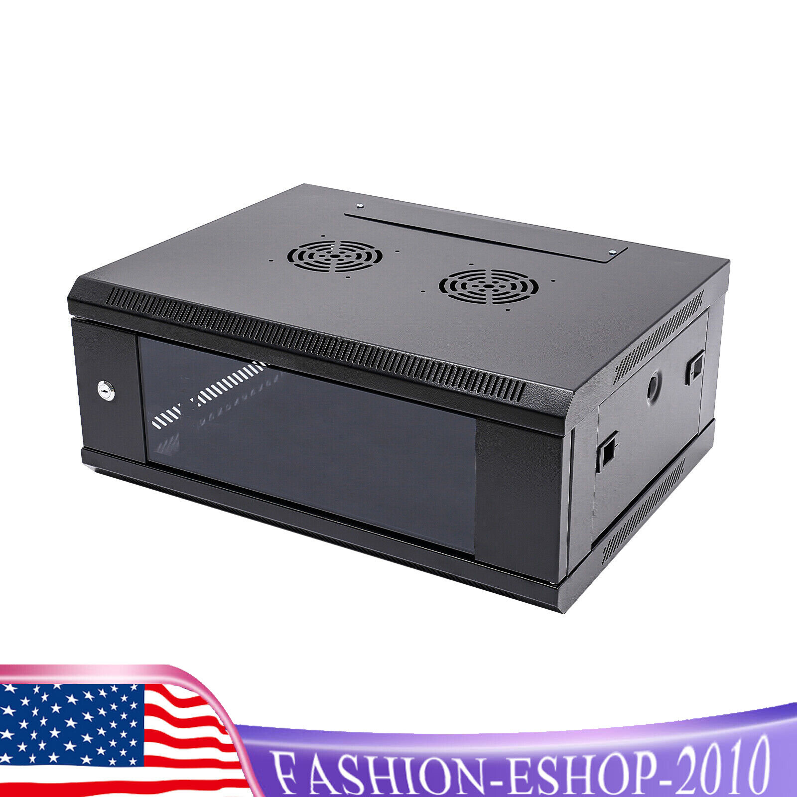 4U Server Cabinet Case Wall Mounted Network Server Data Cabinet Enclosure Rack