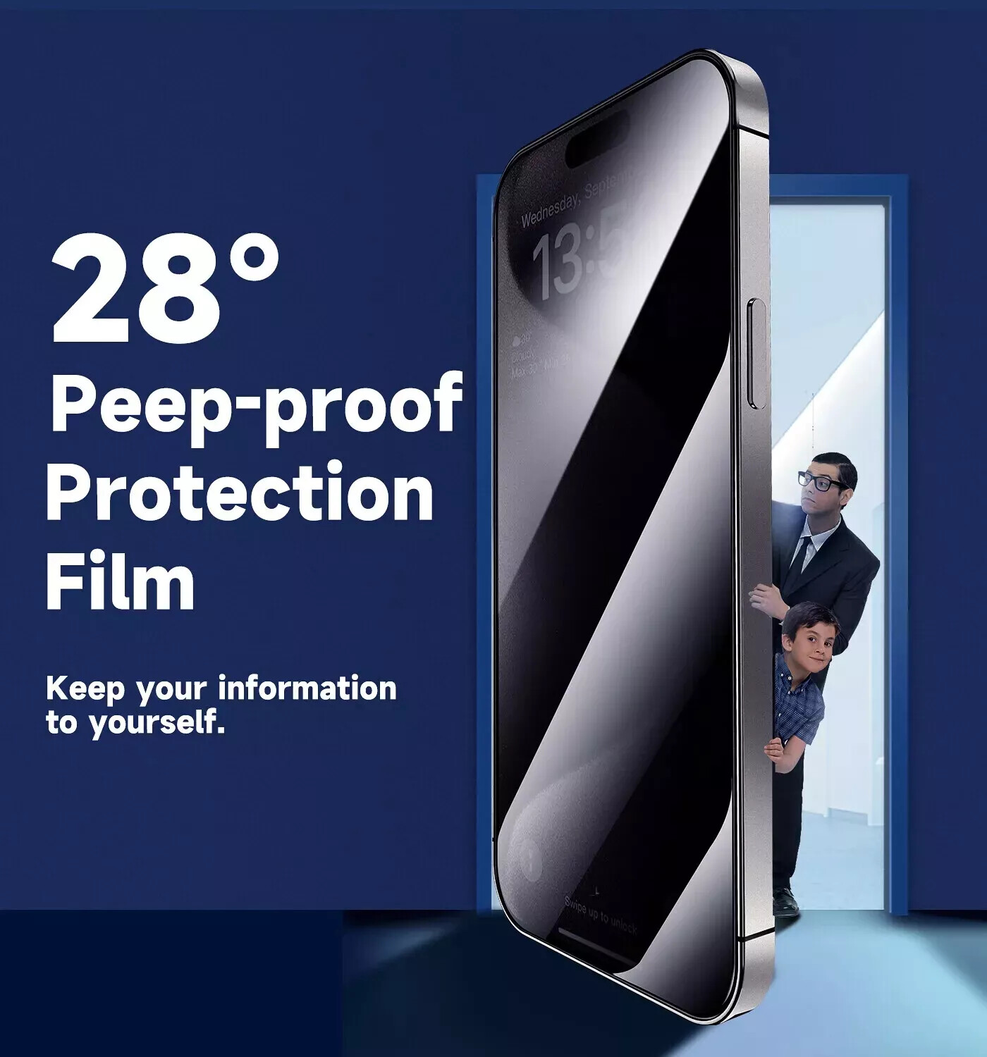 2x iPhone 16 Pro Max 15 14 13 12 11 Plus Privacy Tempered Magic Auto Alignment