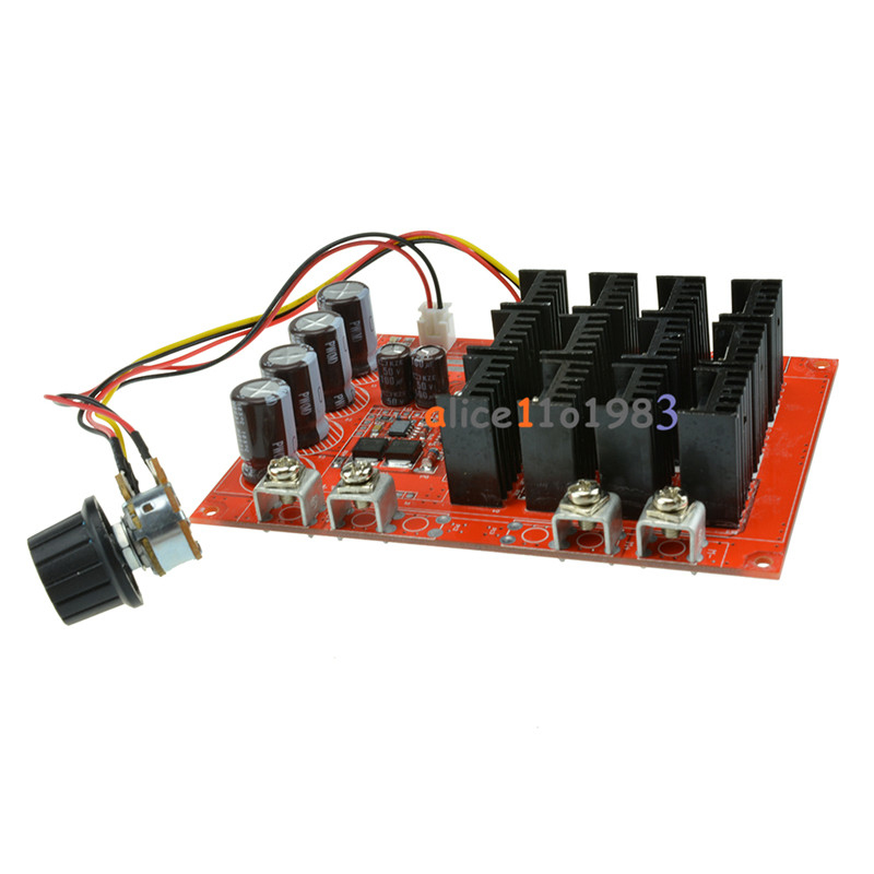 DC 10-50V 60A Motor Speed Control PWM HHO RC Controller 12V 24V 48V 3000W