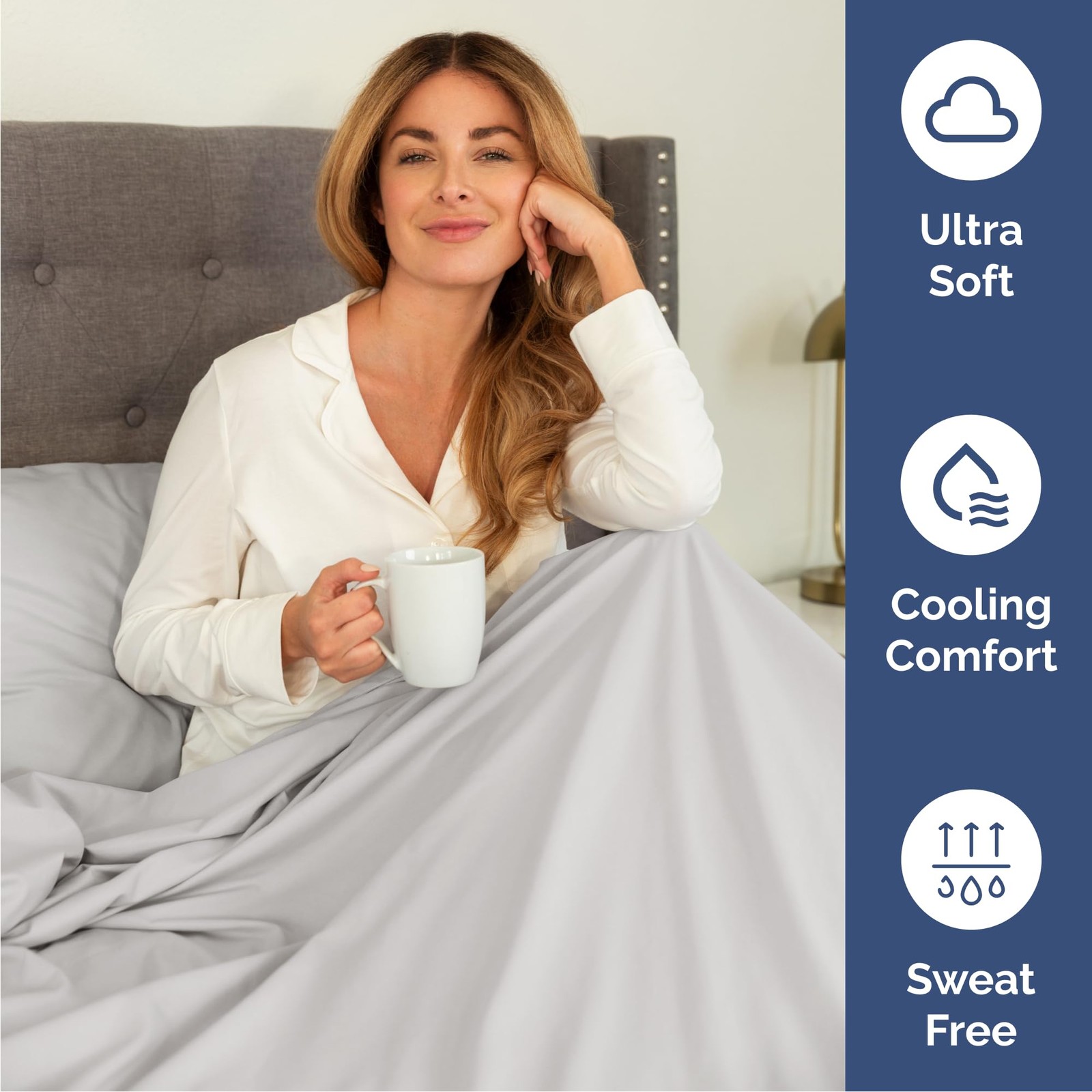 King Size 4 Piece Sheet Set - Comfy Breathable Cooling Bed Sheets Set - Hote...