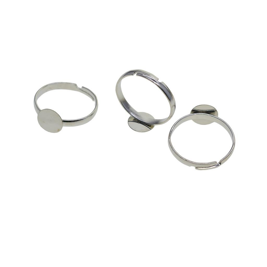 100pcs mm Base Adjustable For Gemstone Ring