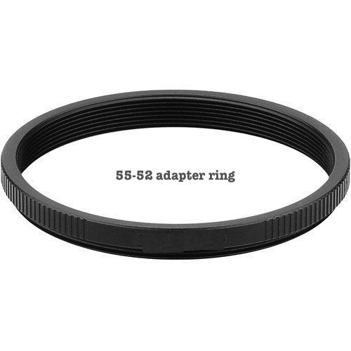 55-52 adapter ring to use 52mm lenses on 55mm thread lens