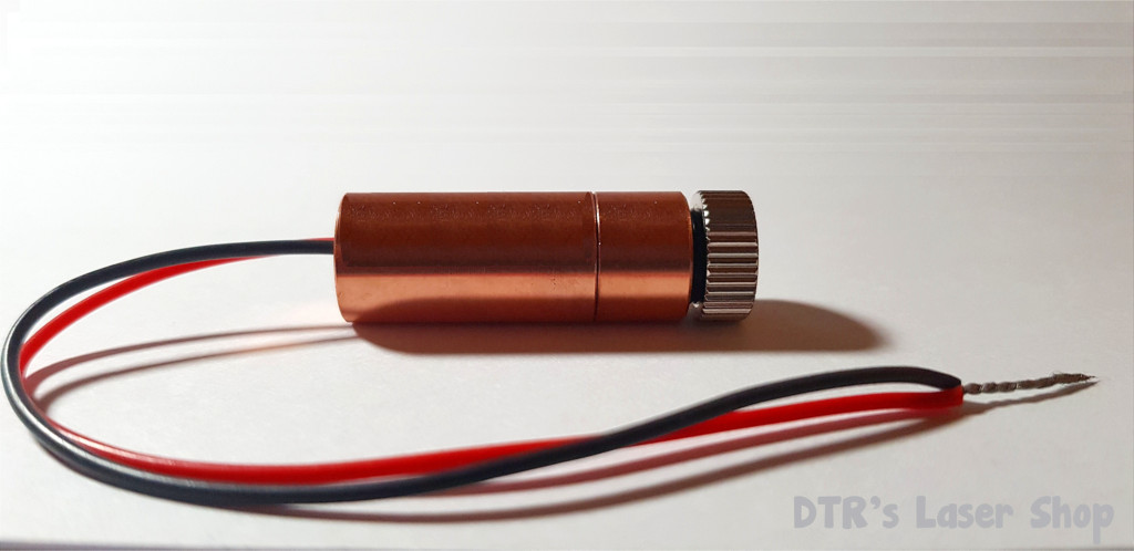 1W NDG7475 520nm Laser Diode In Copper Module W/Leads