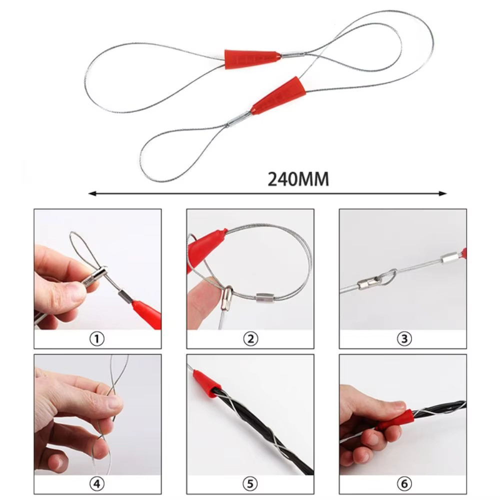 High Quality Fastener Tool Wire Traction Cable Puller Fastening Fish Tape Fasten