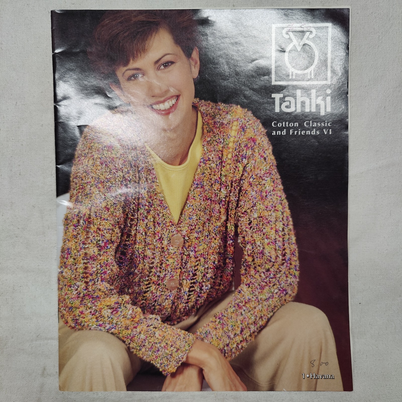 Rare 1983 Vtg Tahki SWEATERS Yarn Sweater Catalogue # 6 VI