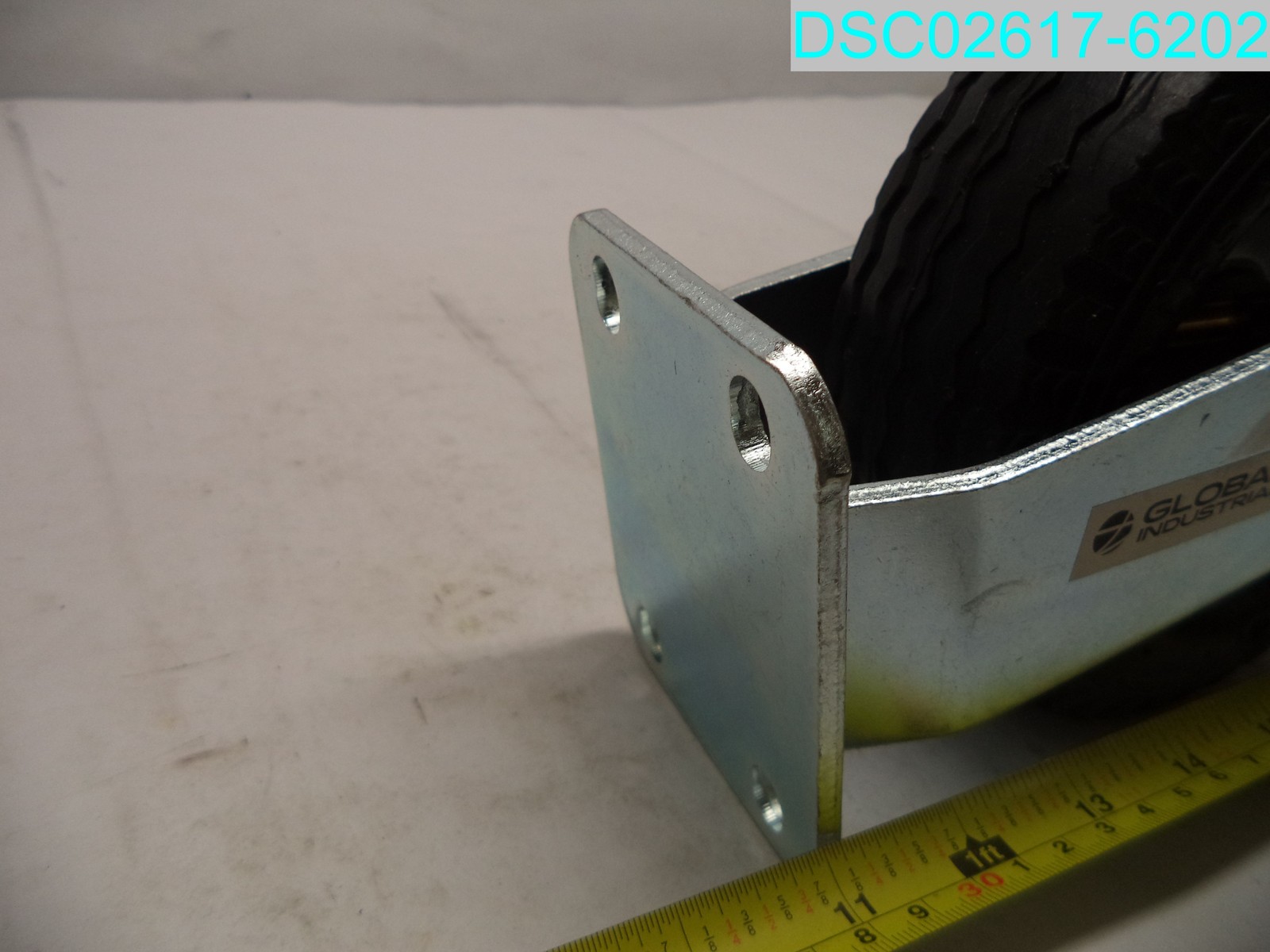 6" Global Industrial Replacement Wheel 7-1/2" X 2" Plate 3" X 4"