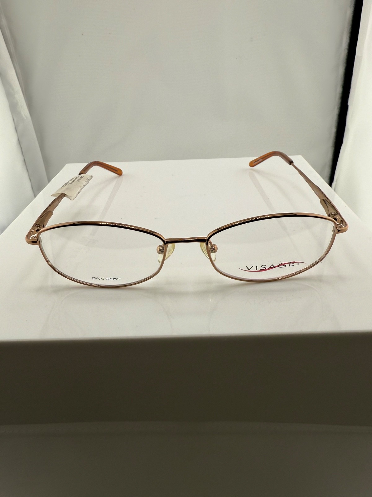Visage Suede BRN Brown Eyeglass Frames 52 16 135 NWT