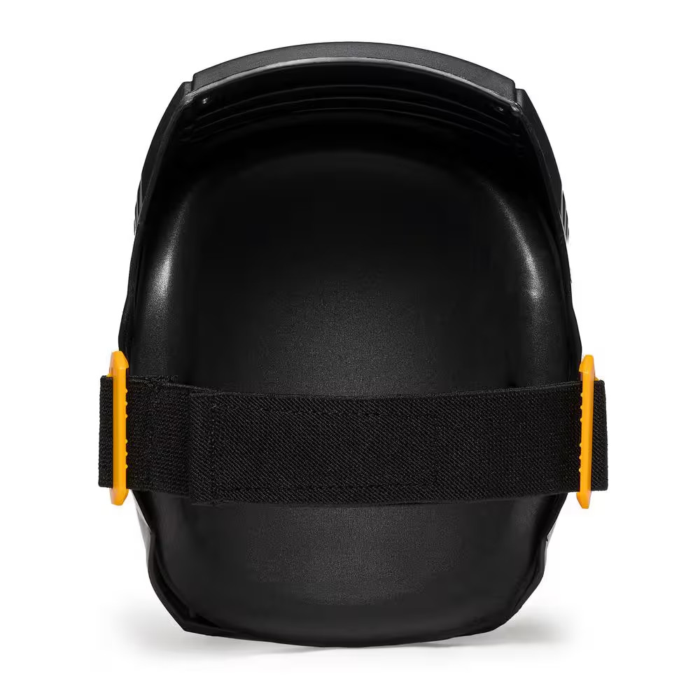 Waterproof Black Knee Pads with Flexible Accordion Construction