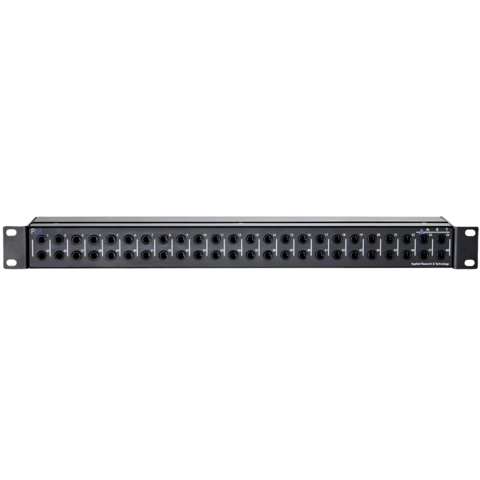 ART P48 48-Point Balanced 1/4" TRS Patch Bay